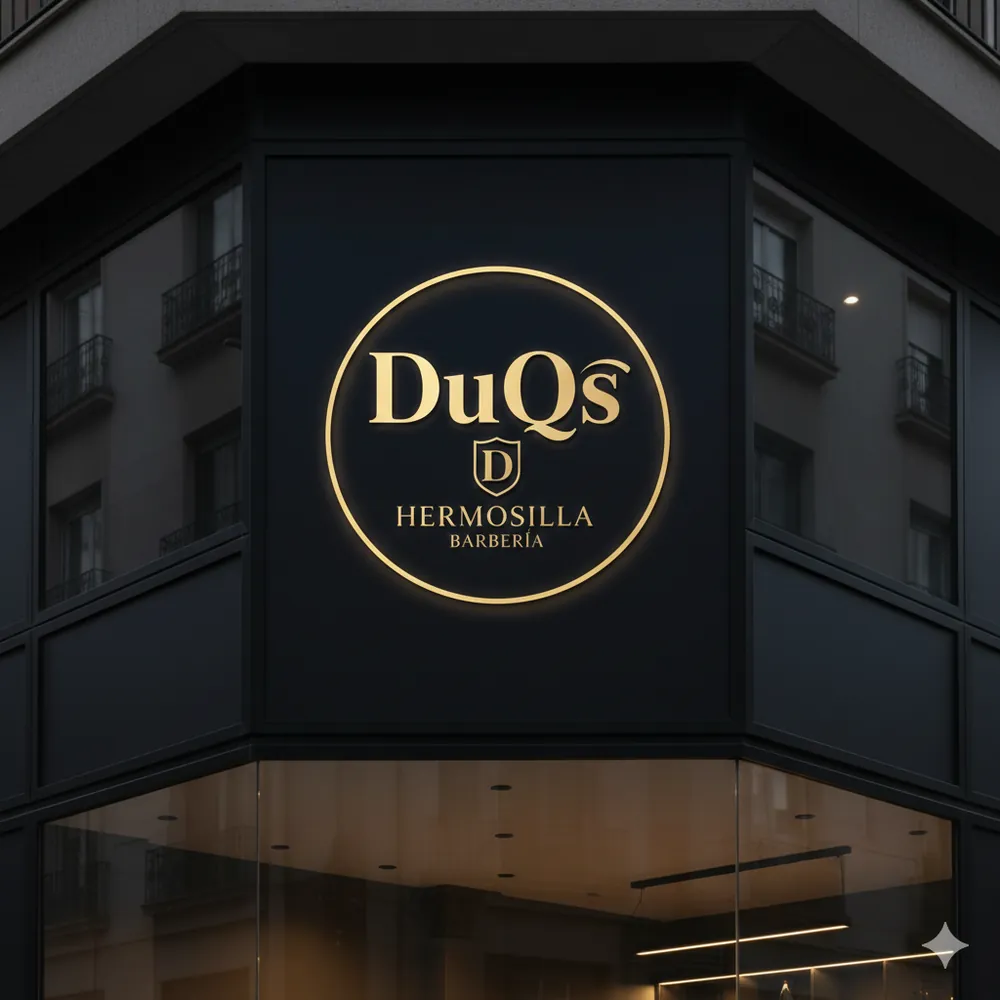 Ambiente del salón DuQs, barbería y peluquería en Madrid